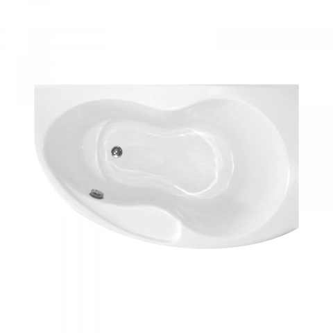 Cazi asimetrice, pe colt sau rotunde - Cada de baie asimetrica stanga KONI 156 x 90 x 50 cm Belform