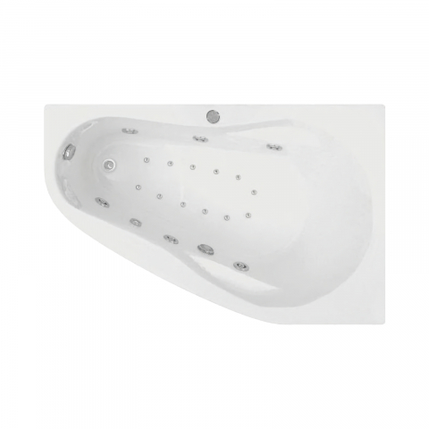 Cazi de baie - Cada de baie asimetrica stanga MELANCHOLIA Duo Light 150 x 100 x 43 cm Belform