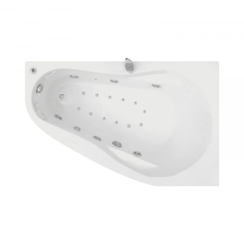 Cazi de baie - Cada de baie asimetrica stanga MELANCHOLIA Duo Tronic 150 x 100 x 43 cm Belform