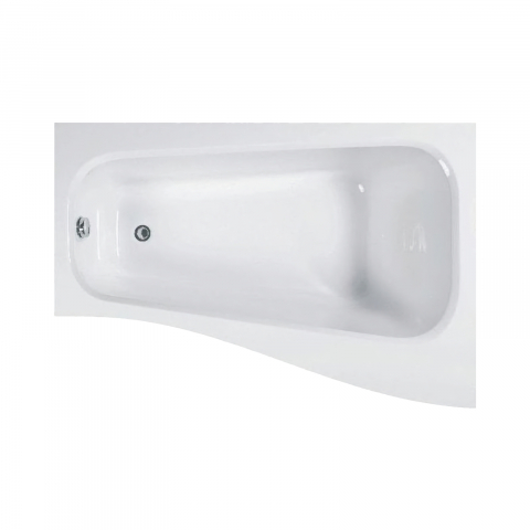 Cazi asimetrice, pe colt sau rotunde - Cada de baie asimetrica stanga SENSO 150 x 100 x 70 cm Belform