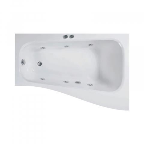 Cazi de baie - Cada de baie asimetrica stanga SENSO Hidro 150 x 100 x 70 cm Belform
