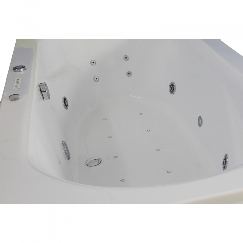 Cada de baie Athos, alb 194 x 98 x 46 cm Fibrex [3]
