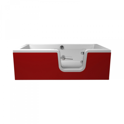 Cada de baie Carmen cu usa din sticla 170 x 80 x 55 cm Fibrex [6]