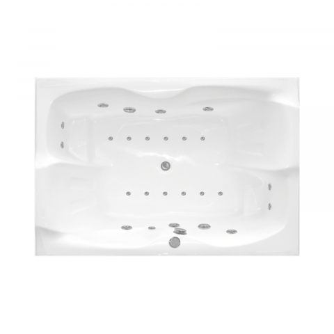 Cada de baie DUO Duo Light 168 x 126 x 51 cm Belform