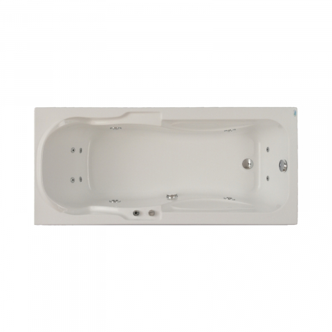 Cada de baie Marlene, alb 150 x 75 x 40 cm Fibrex [3]