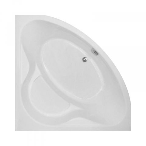 Cazi asimetrice, pe colt sau rotunde - Cada de baie pe colt EQUILIBRA 120 x 120 x 46 cm Belform