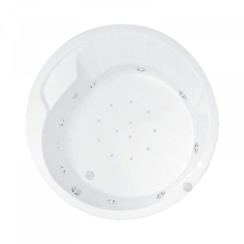 Cazi de baie - Cada de baie rotunda LUNA Duo Light Diametru 160 Belform