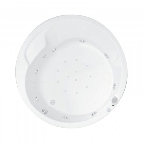 Cazi cu hidromasaj - Cada de baie rotunda Duo Tronic Diametru 160 LUNA Belform