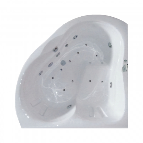 Baie - Cada de baie semirotund ZIAM Duo Tronic 152 x 152 x 53 cm Belform