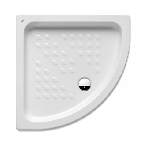 Cadite de dus - Cadita dus semirotunda din portelan 90 x 90 cm Italia Roca