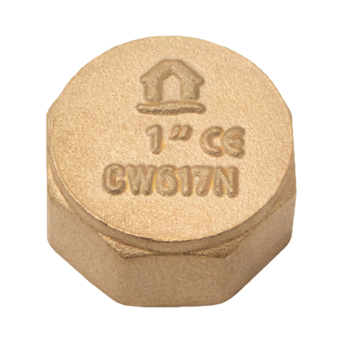 Fitinguri alama, bronz si zinc - Capac alama 1" filet interior SLK