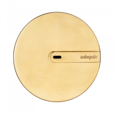 Sifoane de pardoseala - Capac sifon Slim Plus, ABS metal periat Dome WIRQUIN