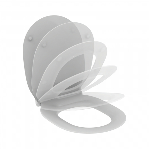 Baie - Capac vas WC SUBTIRE, inchidere lenta Connect Air Ideal Standard
