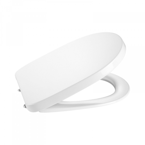 Accesorii baie - Capac WC din Supralit cu inchidere normala Round Debba Roca