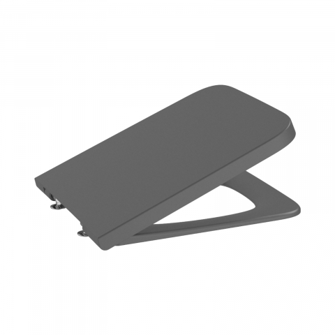 Accesorii baie - Capac WC din Supralit cu inchidere lenta si sistem Easy Remove Inspira Roca