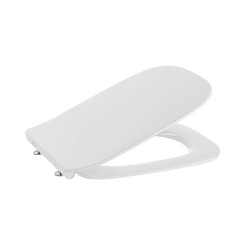 Accesorii baie - Capac WC slim cu inchidere lenti Debba Roca