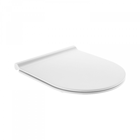 Accesorii baie - Capac WC slim cu inchidere lenta Nexo Roca