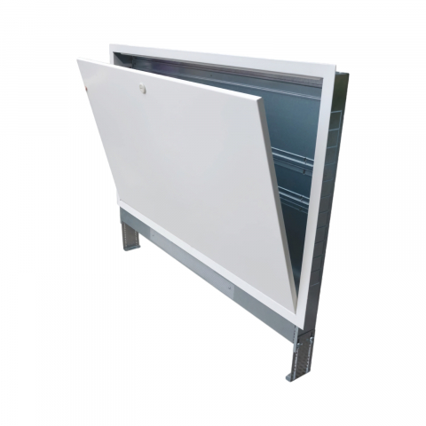 Casete metal incalzire in pardoseala - Caseta metal PexKIT tip dulap colector D 1000x550x110-170 VALROM