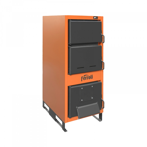 Cazane combustibil solid - Cazan din otel cu functionare pe combustibil solid JAR 50 Ferroli