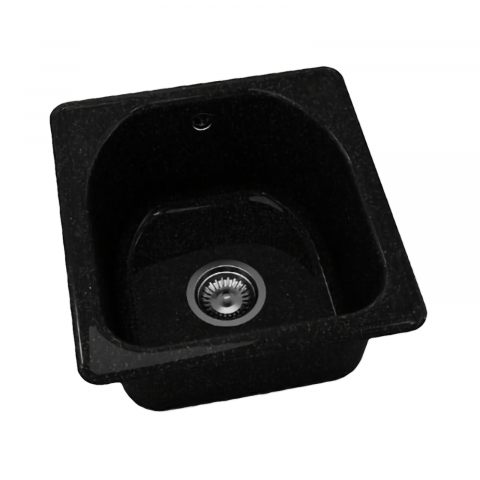 Chiuvete compozite - Chiuveta cu o cuva 217422 GALAXY BLACK FAT