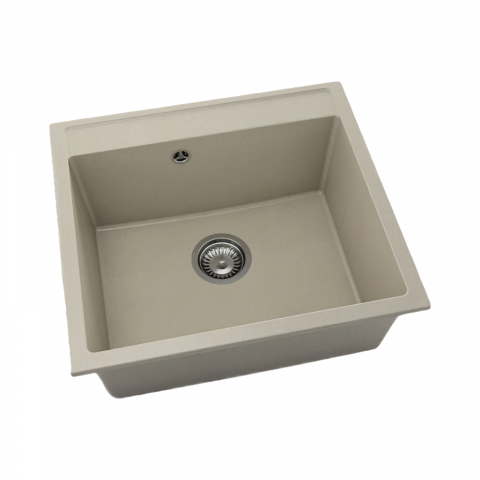 Chiuvete compozite - Chiuveta cu o cuva 2261004 DARK BEIGE FAT
