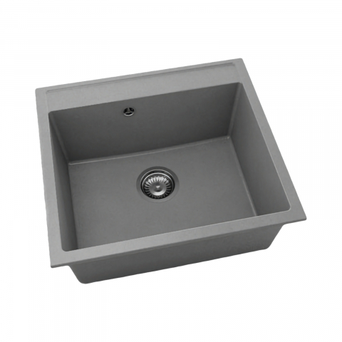 Chiuvete compozite - Chiuveta cu o cuva 2261007 DARK GREY FAT