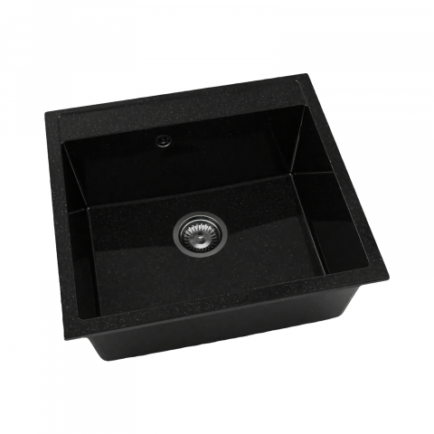Chiuvete compozite - Chiuveta cu o cuva 226422 GALAXY BLACK FAT