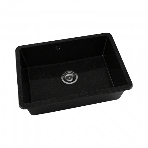 Chiuvete compozite - Chiuveta cu o cuva 236422 GALAXY BLACK FAT