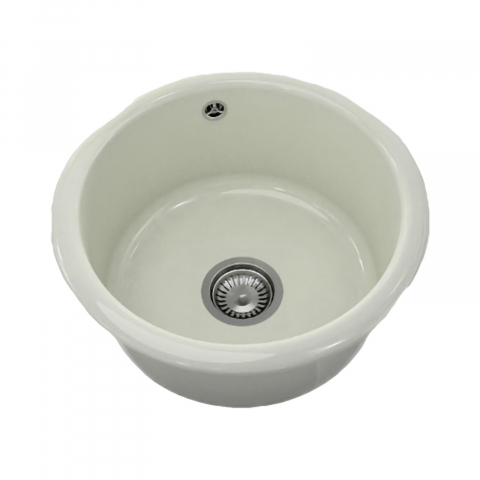 Bucatarie - Chiuveta rotunda 20602 GRANIT POLAR FAT