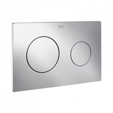 Baie - Clapeta cromata de actionare pentru rezervor incastrat PL10 In-Wall Roca