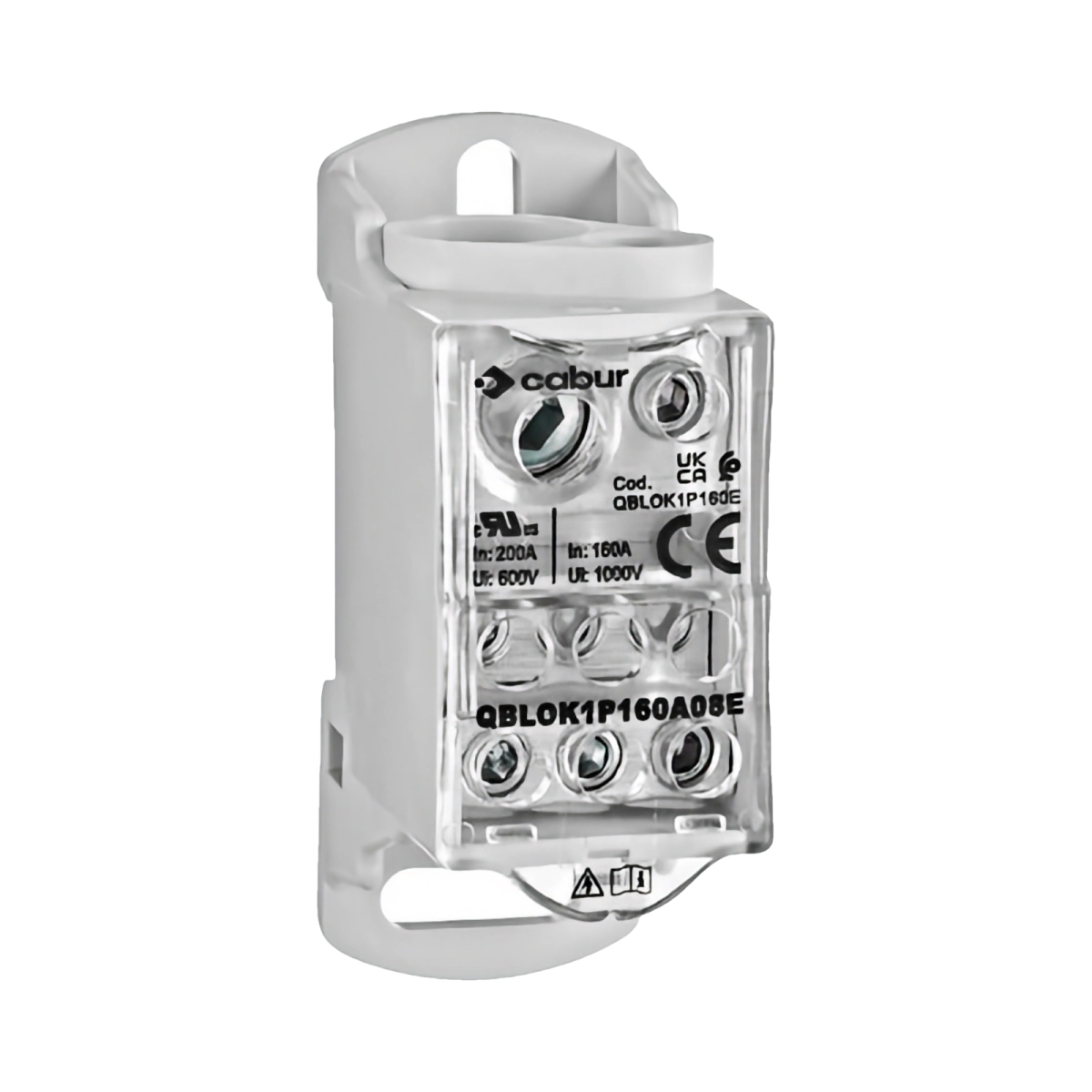 Tablouri electrice, disjunctoare si sigurante - CLEMA DERIV. 1 POL 160A, INTRARE 1X70 MM2, IESIRE 7X16 MM2