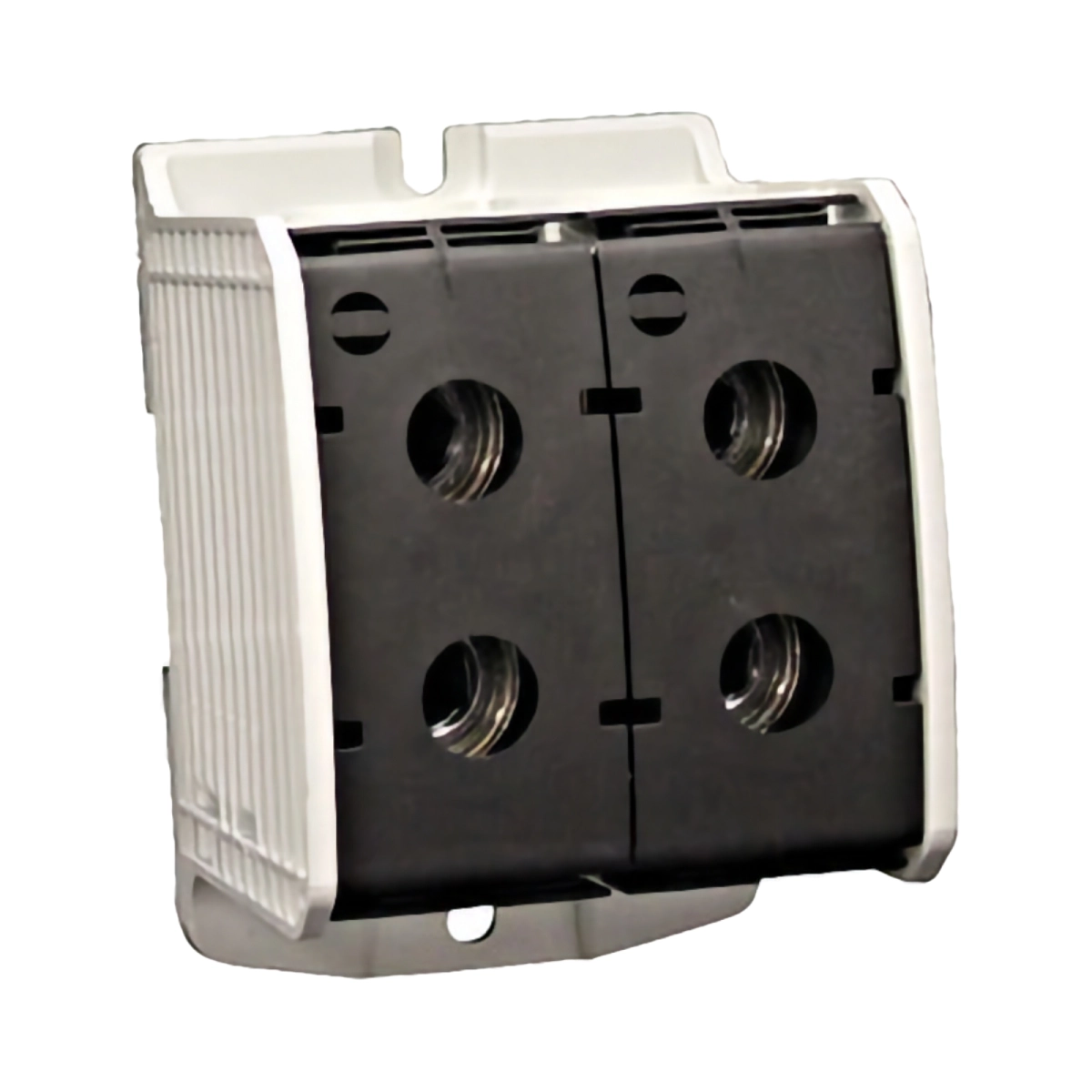 Tablouri electrice, disjunctoare si sigurante - CLEMA DUBLA (2*1P) AL-CU, NEGRU, 300MMP / 240MMP CU PIN