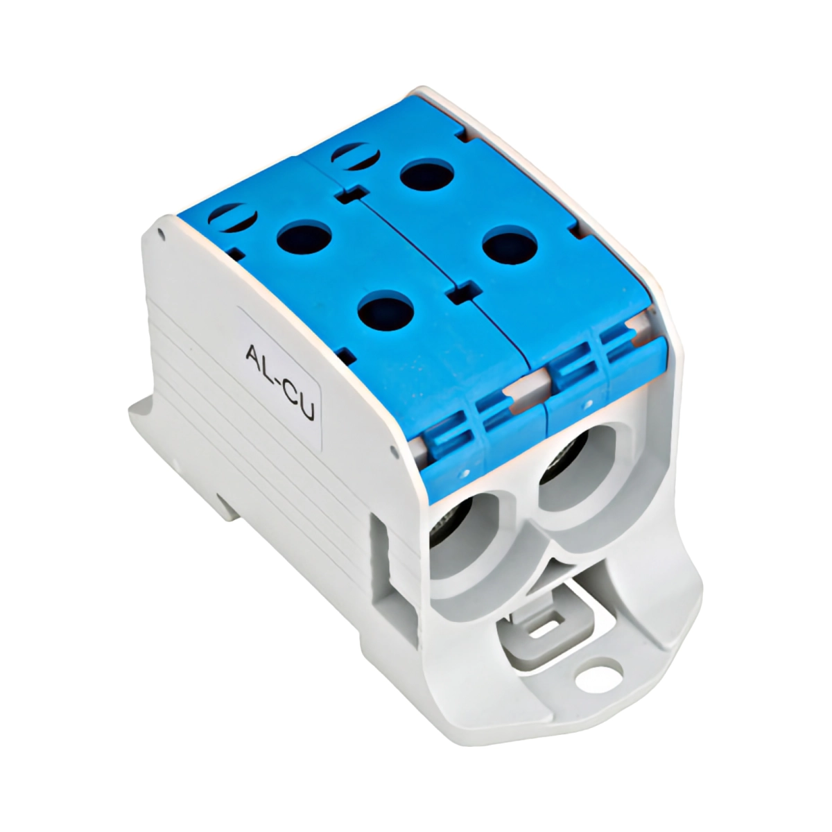 Tablouri electrice, disjunctoare si sigurante - CLEMA DUBLA AL-CU,1 P. ALBASTRU, 95MMP / 70MMP CU PIN