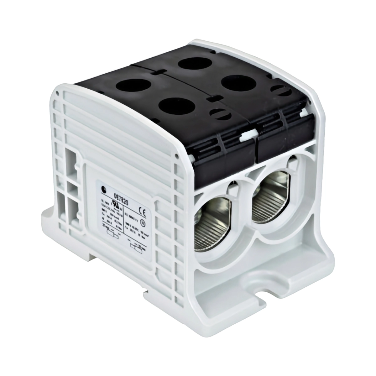 Tablouri electrice, disjunctoare si sigurante - CLEMA DUBLA AL-CU,1 P. NEGRU, 185MMP / 150MMP CU PIN