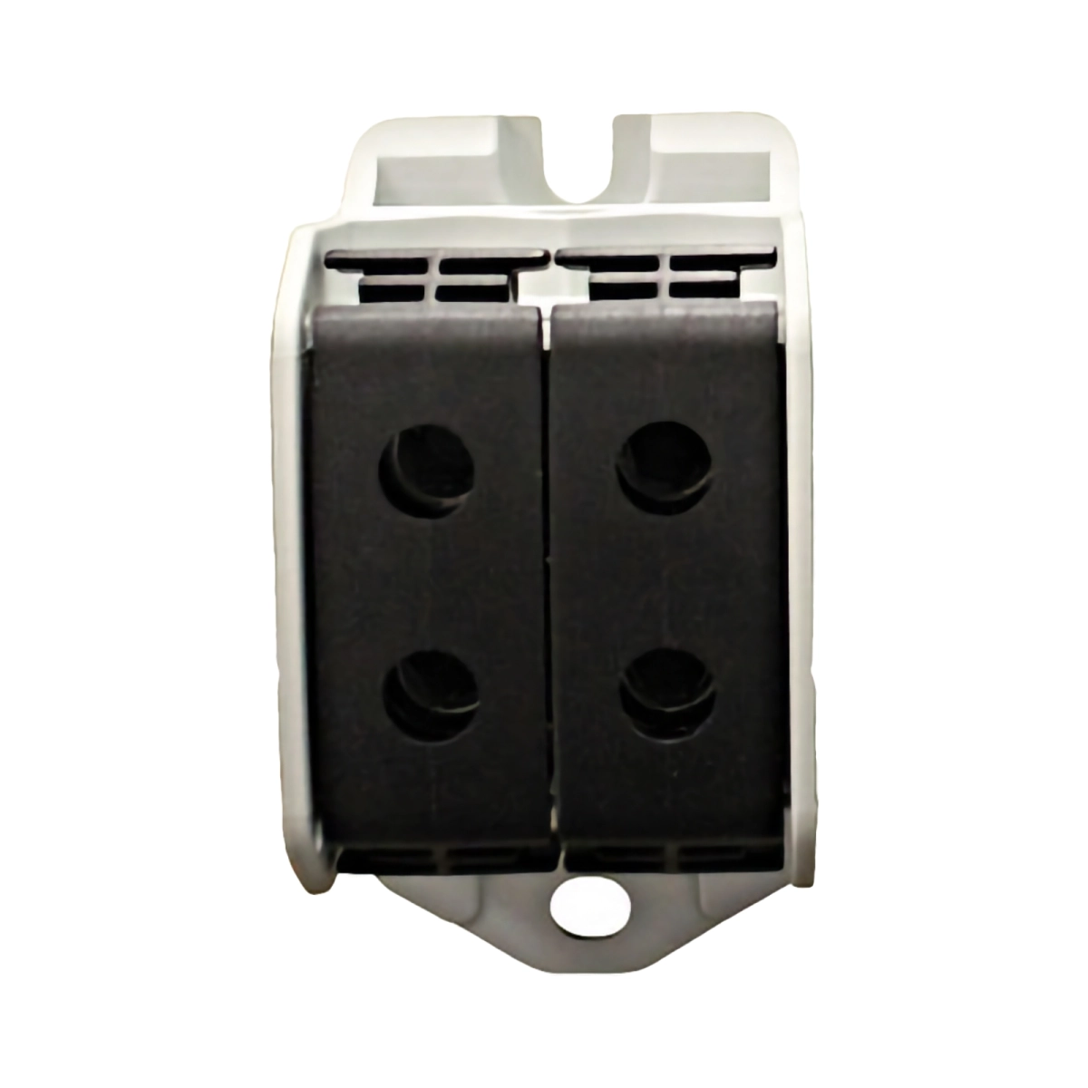Tablouri electrice, disjunctoare si sigurante - CLEMA DUBLA AL-CU,1 P. NEGRU, 50MMP / 35MMP CU PIN