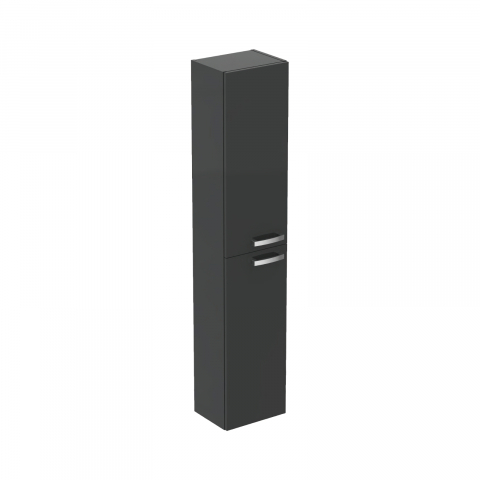 Mobilier tip coloana - Coloana mobilier baie 1500 mm 2 usi TEMPO suspendat gri lucios Ideal Standard