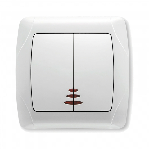 Intrerupatoare - Comutator cu led Carmen Viko by Panasonic