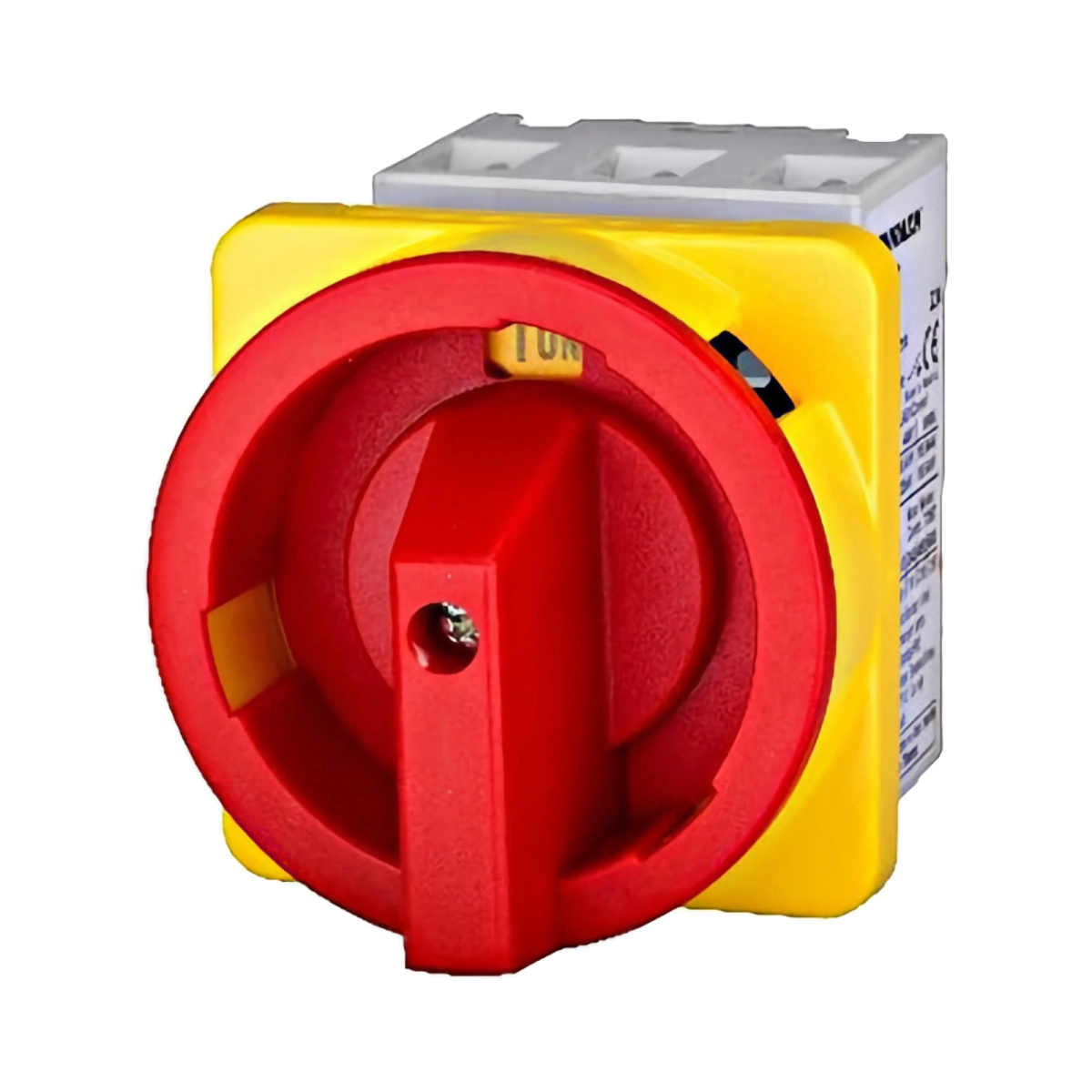 Tablouri electrice, disjunctoare si sigurante - COMUTATOR PRINCIPAL DE PANOU 25A, 3 POLI, 10KW, ROSU