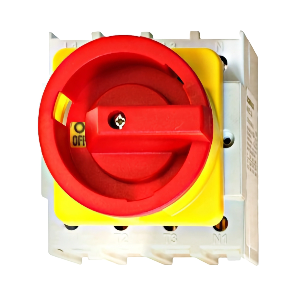 Tablouri electrice, disjunctoare si sigurante - COMUTATOR PRINCIPAL DE PANOU 40A, 4 POLI, 16KW, ROSU