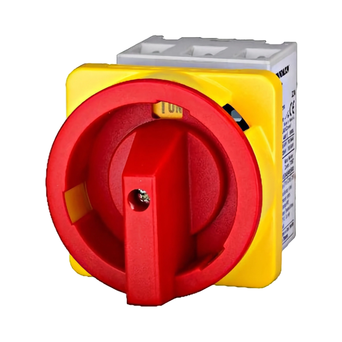 Tablouri electrice, disjunctoare si sigurante - COMUTATOR PRINCIPAL DE PANOU 63A, 3 POLI, 22KW, ROSU