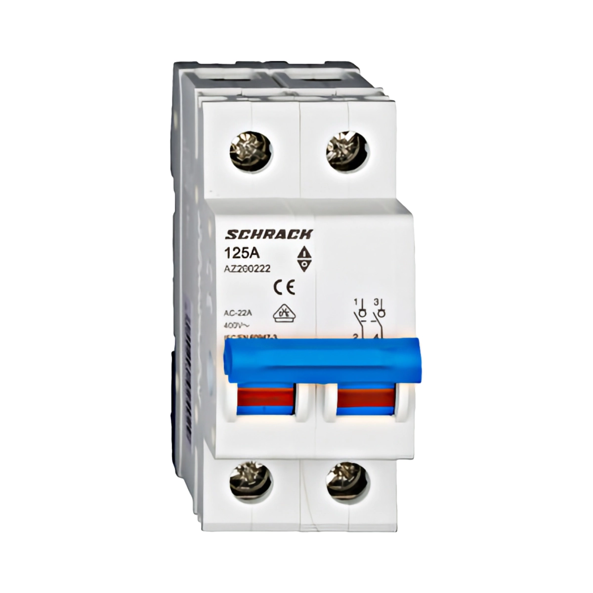 Tablouri electrice, disjunctoare si sigurante - COMUTATOR PRINCIPAL MODULAR 125A, 2-POLI