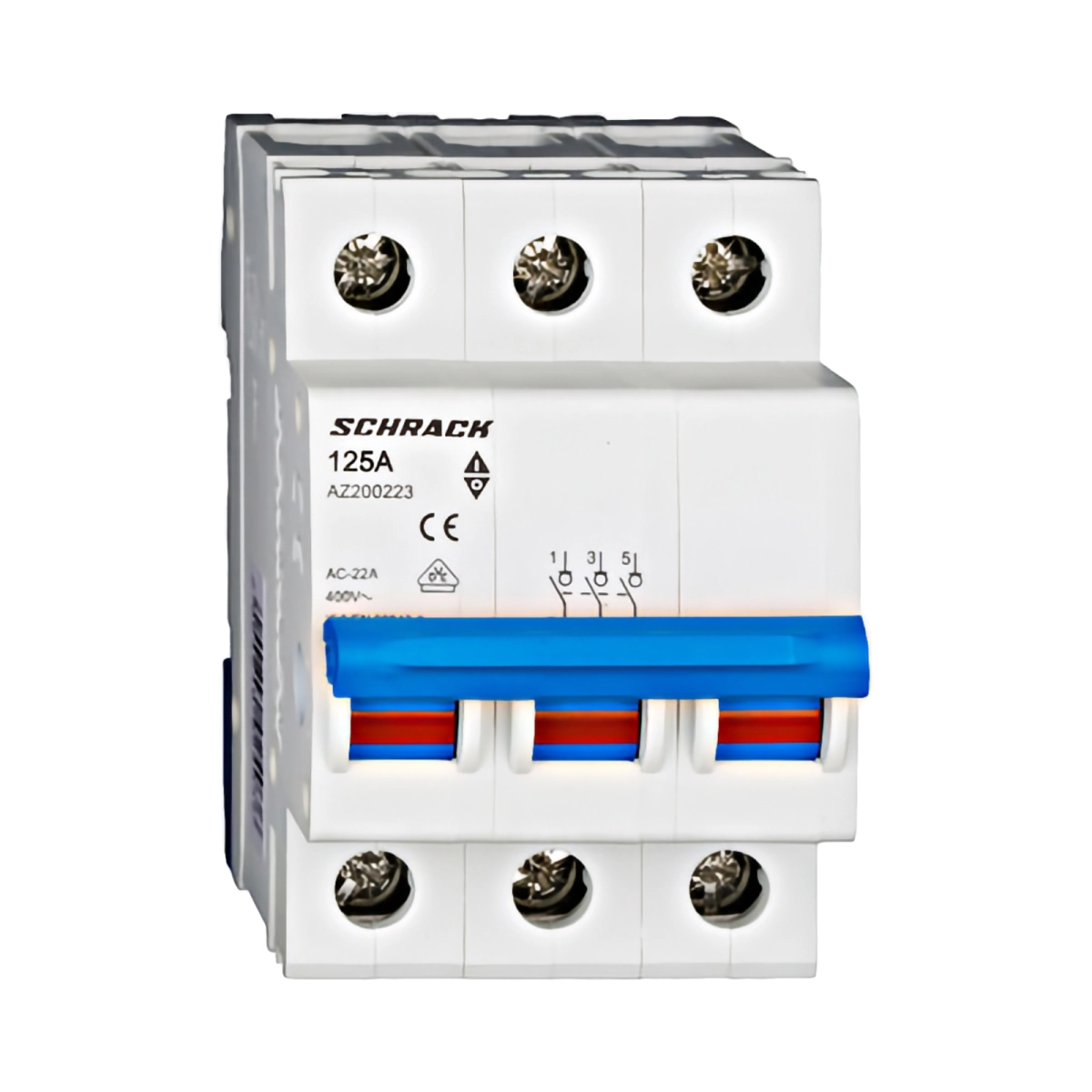 Tablouri electrice, disjunctoare si sigurante - COMUTATOR PRINCIPAL MODULAR 125A, 3-POLI