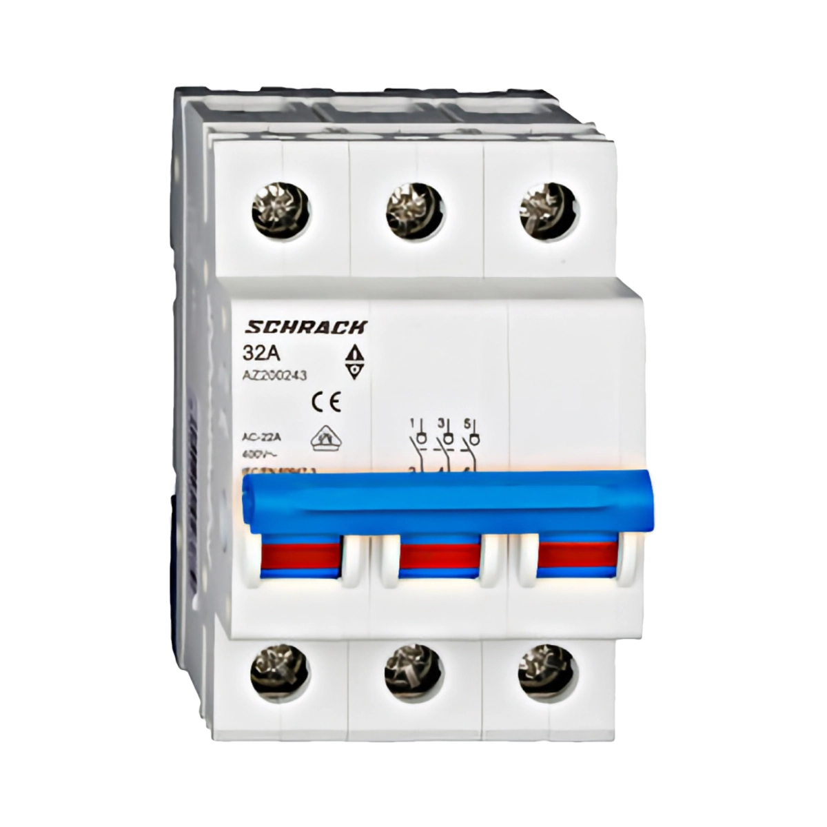 Tablouri electrice, disjunctoare si sigurante - COMUTATOR PRINCIPAL MODULAR 32A, 3-POLI