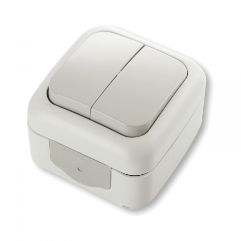 Intrerupatoare - Comutator IP54 GRI Palmiye Viko by Panasonic