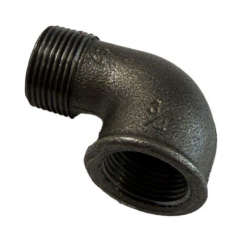 Tevi, fitinguri si accesorii pentru instalatii gaz - Cot 90 grade negru 1.1/2" filet interior - exterior Klass