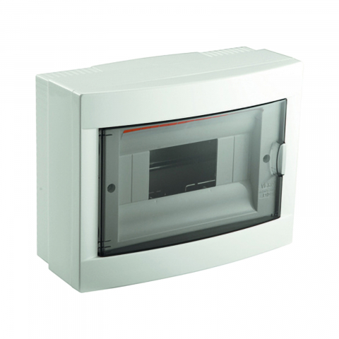 Instalatie electrica - Tablou electric 8 module, PT, 1 rand, IP40, usa transparenta aplicabila Viko by Panasonic