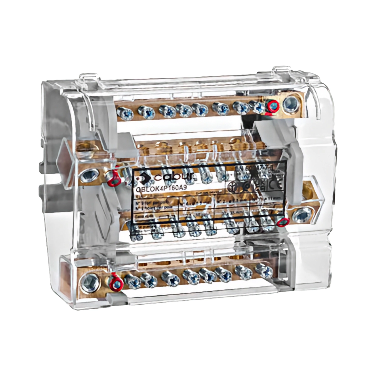 Tablouri electrice, disjunctoare si sigurante - DISTRIBUITOR 4 POLI 160A, PER POL:1X50 MM2/2X35 MM2+6X16 MM2