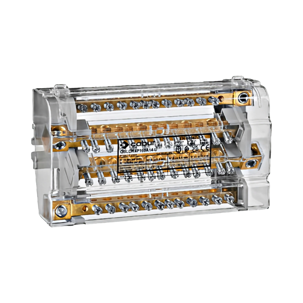 Tablouri electrice, disjunctoare si sigurante - DISTRIBUITOR 4 POLI 160A, PER POL:1X50 MM2/4X35 MM2+9X16 MM2