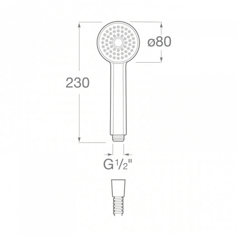 Para de dus cu o functie Stella 8 cm Roca [2]
