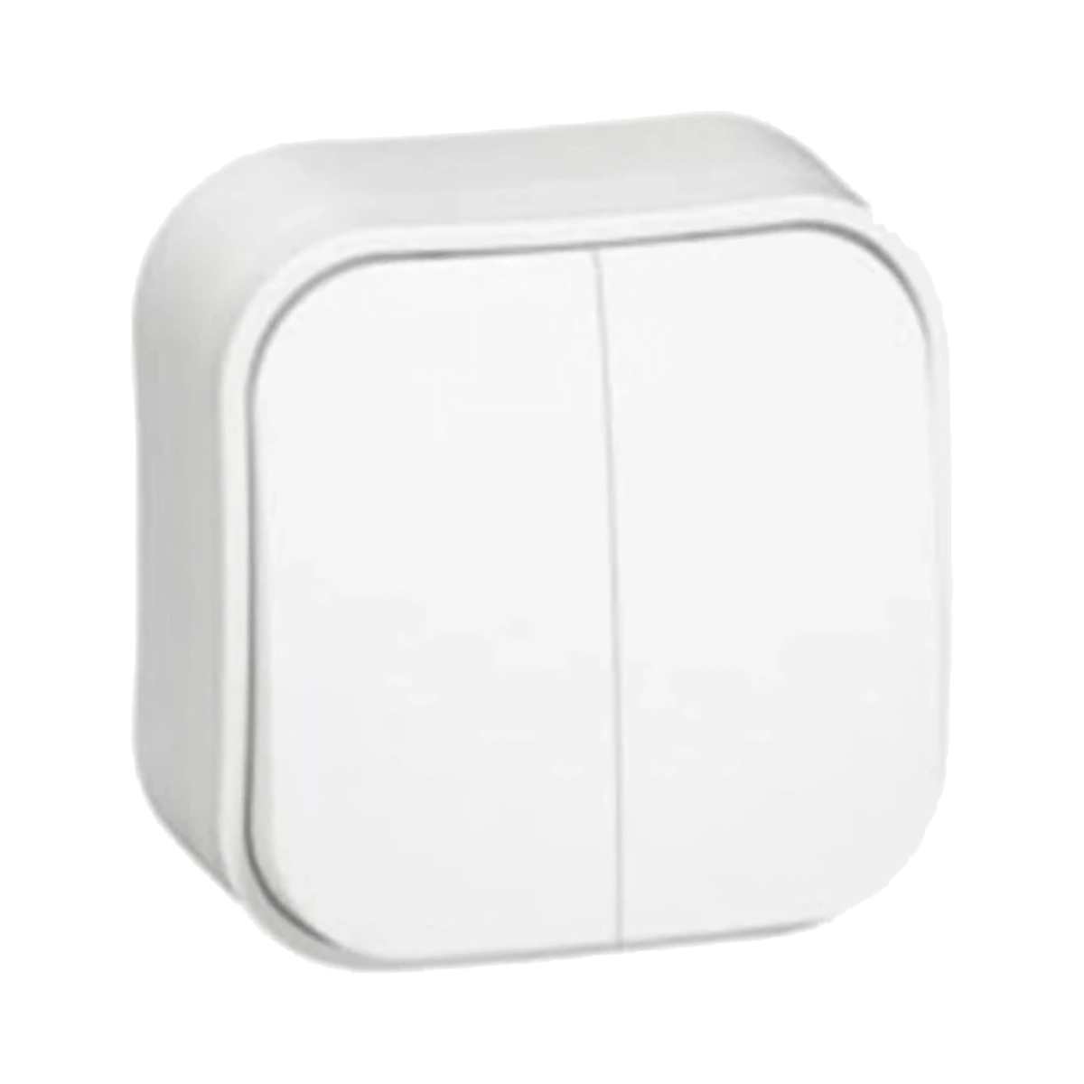 Intrerupatoare - INTRERUPATOR DUBLU APLICAT 10A ALB FORIX - LEGRAND | 782402